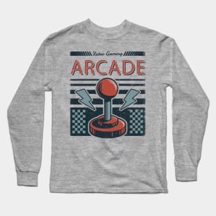 ARCADE GAMES  - Retro Gaming 80s & 90s Long Sleeve T-Shirt